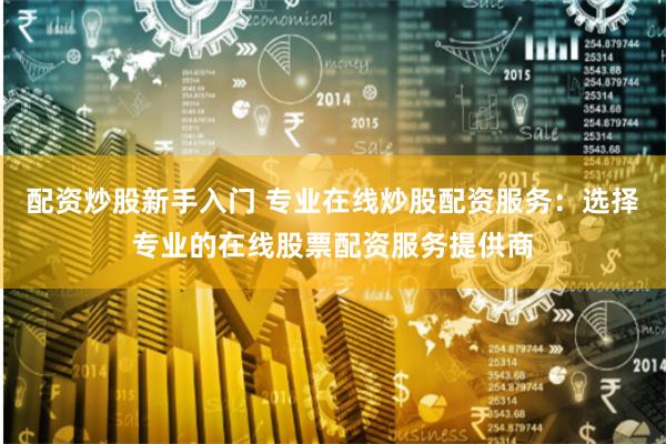 配资炒股新手入门 专业在线炒股配资服务：选择专业的在线股票配资服务提供商
